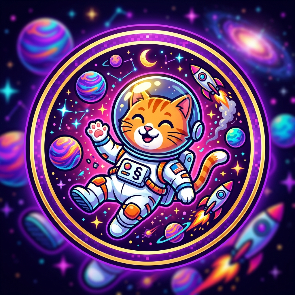 Space Cat token logo