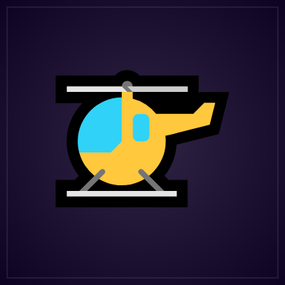 🚁 Helicopter token logo